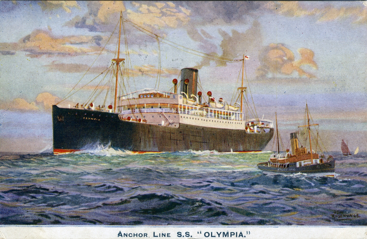 Anchor Line S.S. "Olympia."