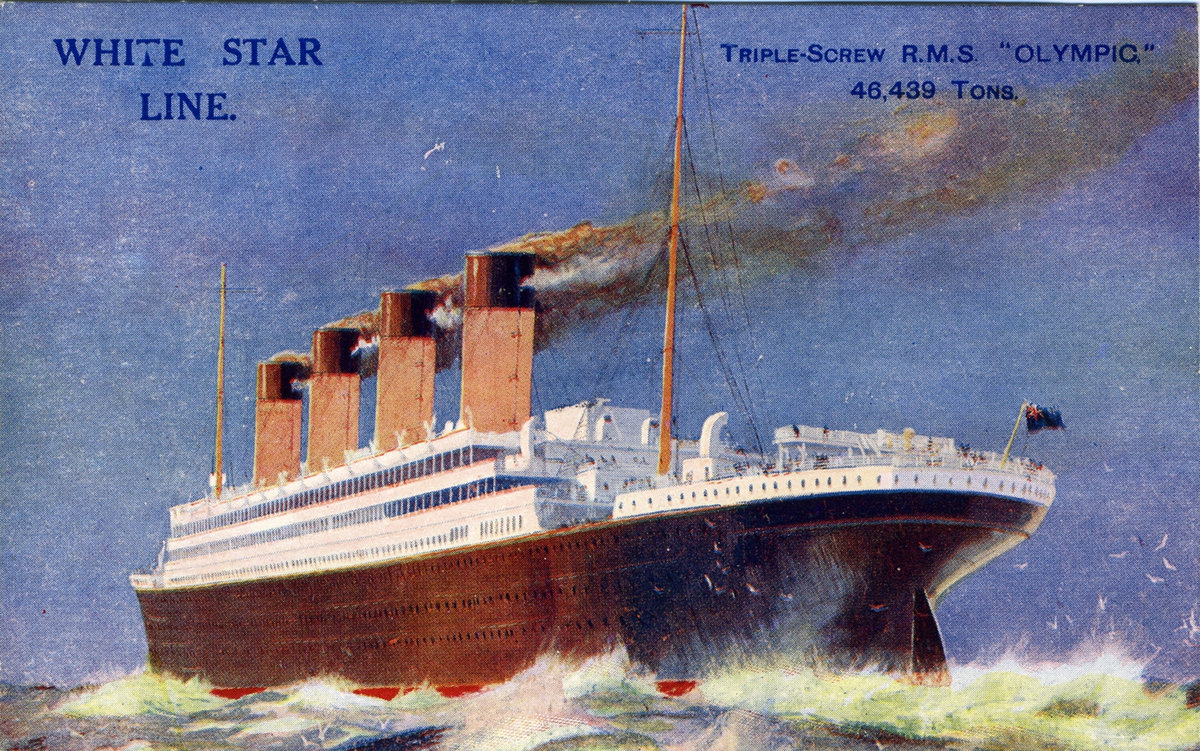 White Star Line. Triple-Screw R.M.S. "Olympic." 46,439 Tons.