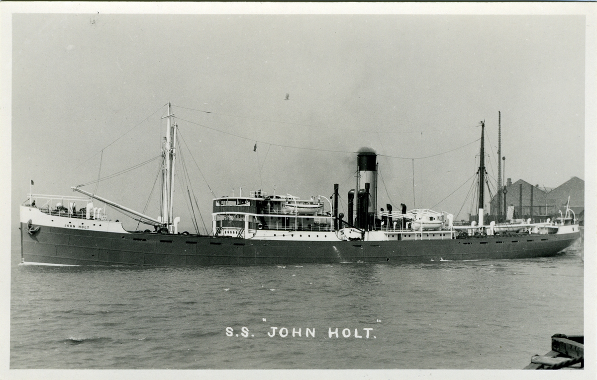 S. S. "John Holt."
Copyright B & A Feilden, Blundellsands, Liverpool 23.