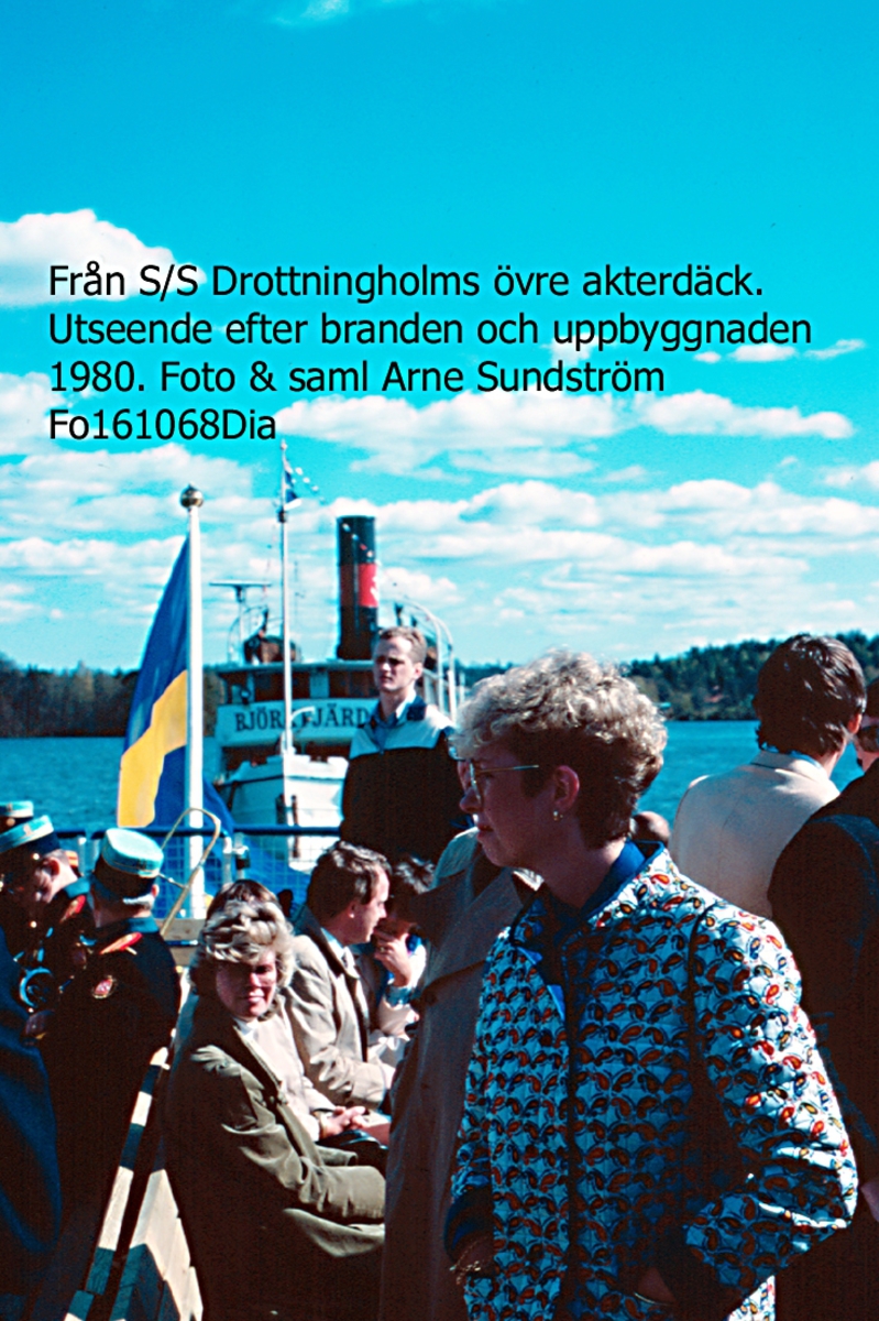 Drottningholms ö akterdäck