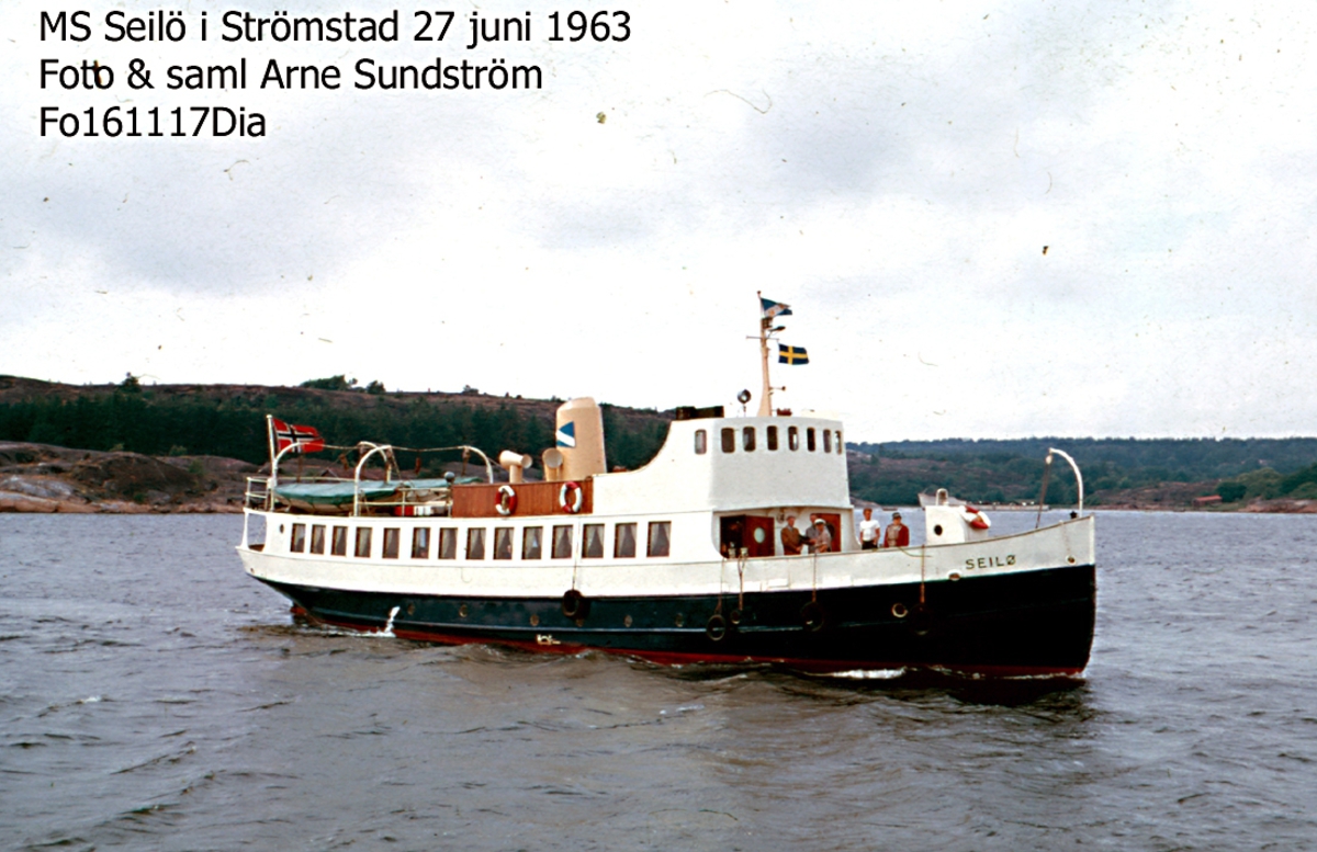 Seilö i Strömstad 27.6 1963