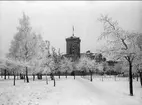 Fästningen. Garnisonskyrkan, vintertid.