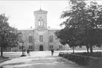 Fästningen. Garnisonskyrkan, exteriör. Kyrkan invigdes år 1869. Kortet taget i början på 1900-talet.