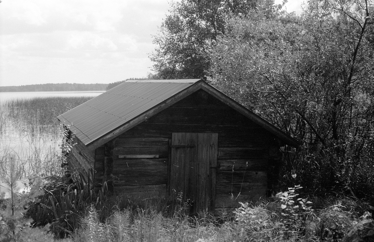 Sjöbod, Vällnora bruk, Knutby-Åsby 1:19, Vällnora, Knutby socken, Uppland 1987