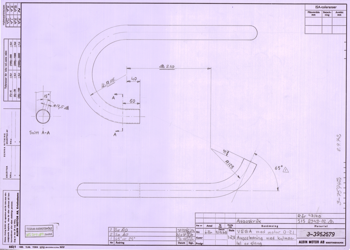 Avgassystem