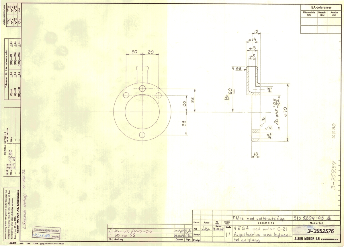 Avgassystem