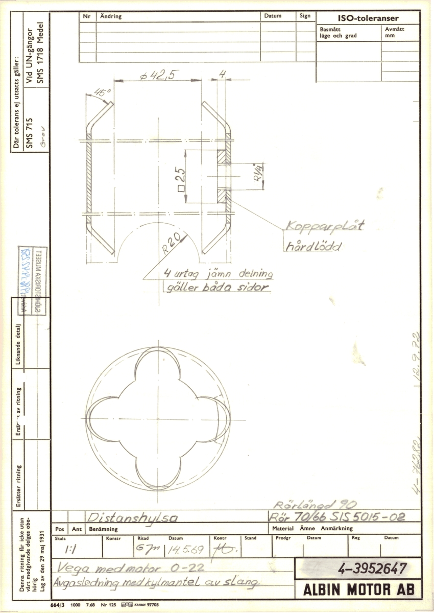 Avgassystem