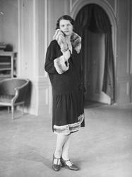 Modefotografering för Nordiska Kompaniet NK. Modell ll i sva