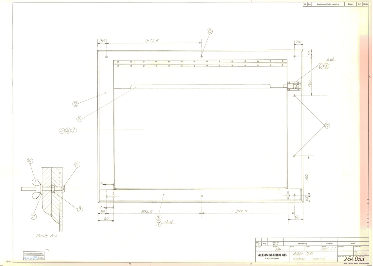 Inredningsdetaljer, isbox