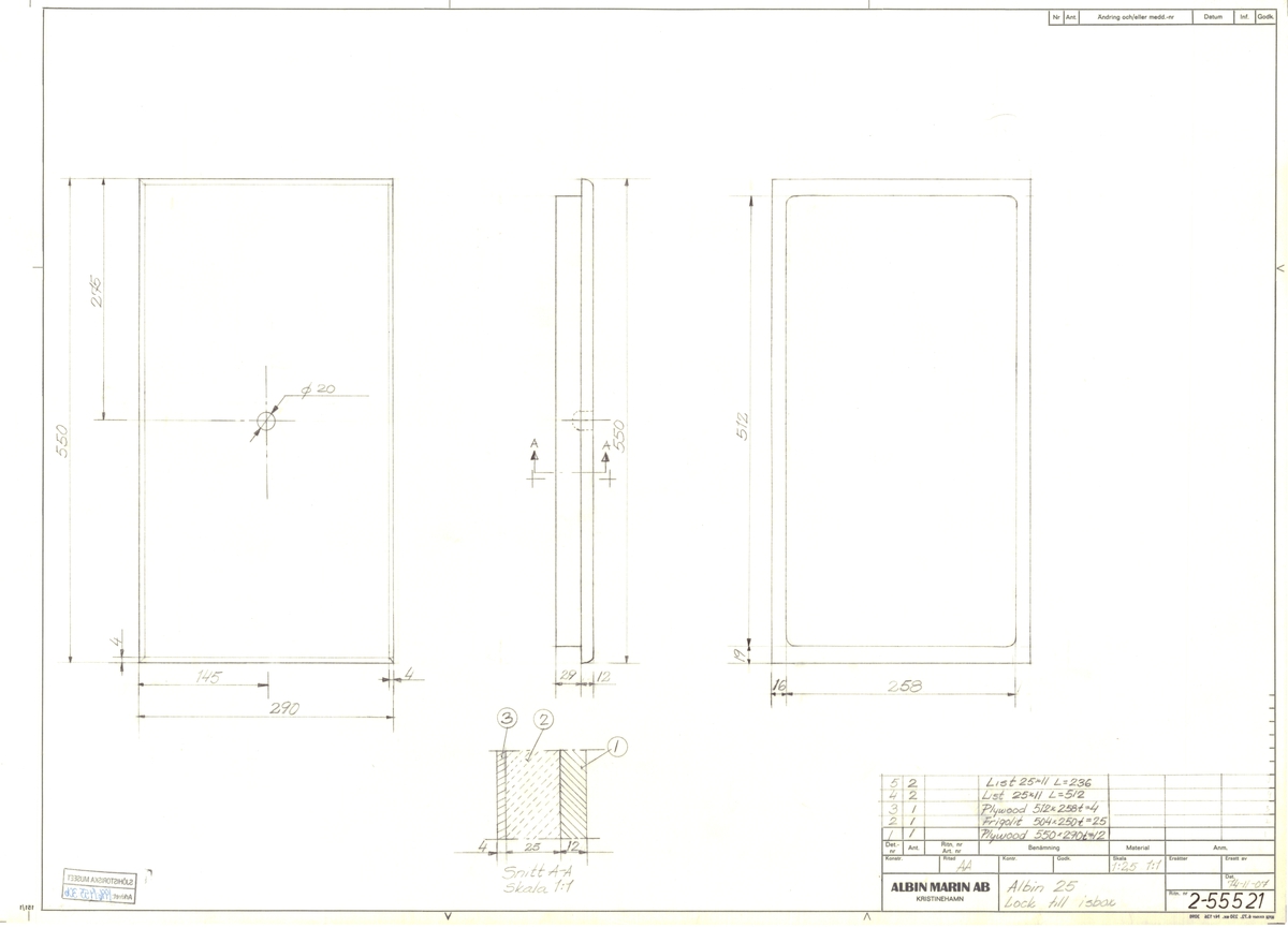 Inredningsdetaljer, isbox