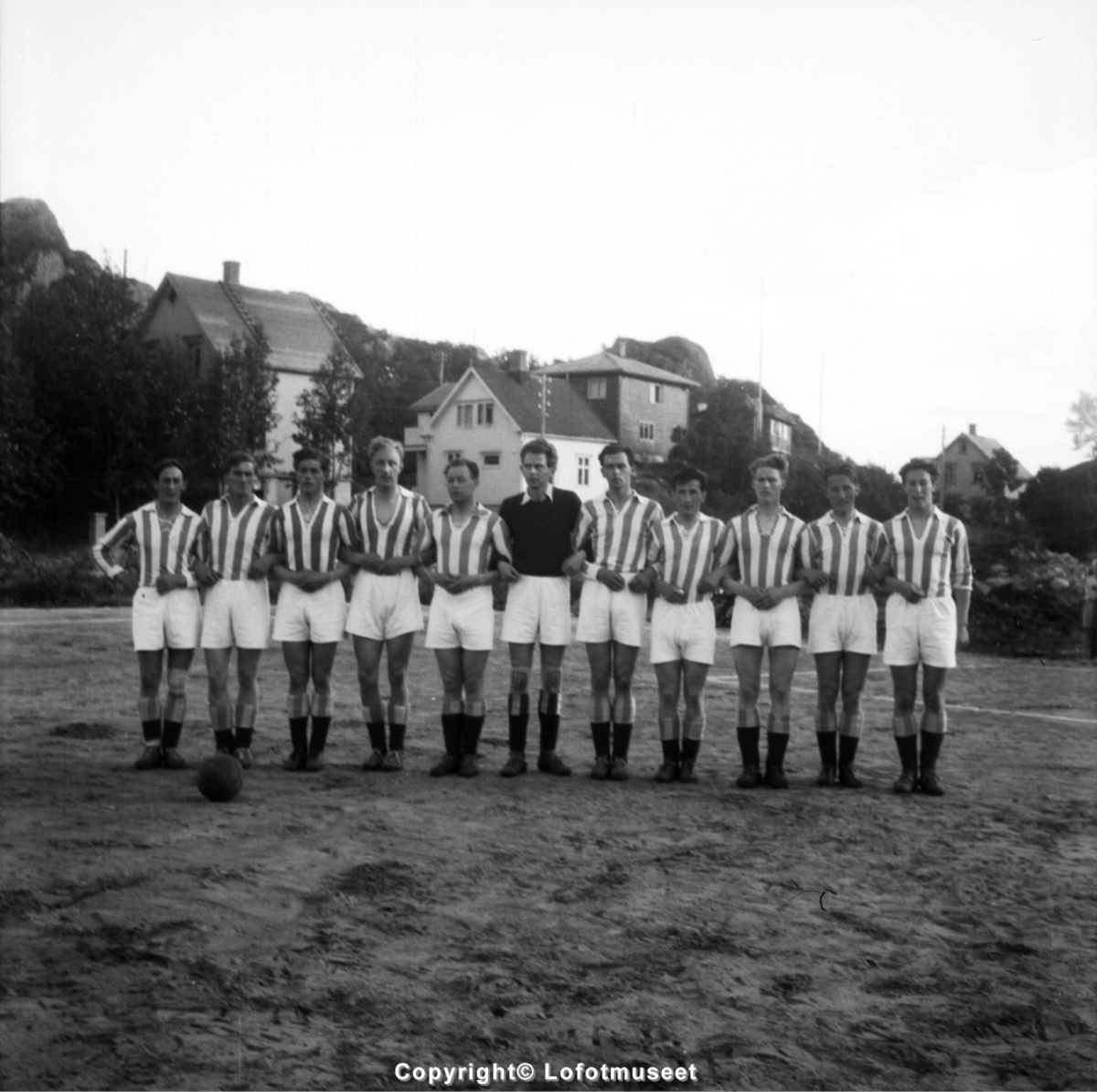 Svolvær Idrettsplass, 1950.