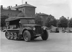 Artilleritraktor m/1940. DEMAG. (Halvbandtraktor).