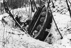 Pansarbandvagn 301, A 6. Dikeskörning, vinter. Fiskarhemmet.