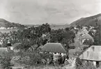 Vy över Gustavia, Saint-Barthélemy