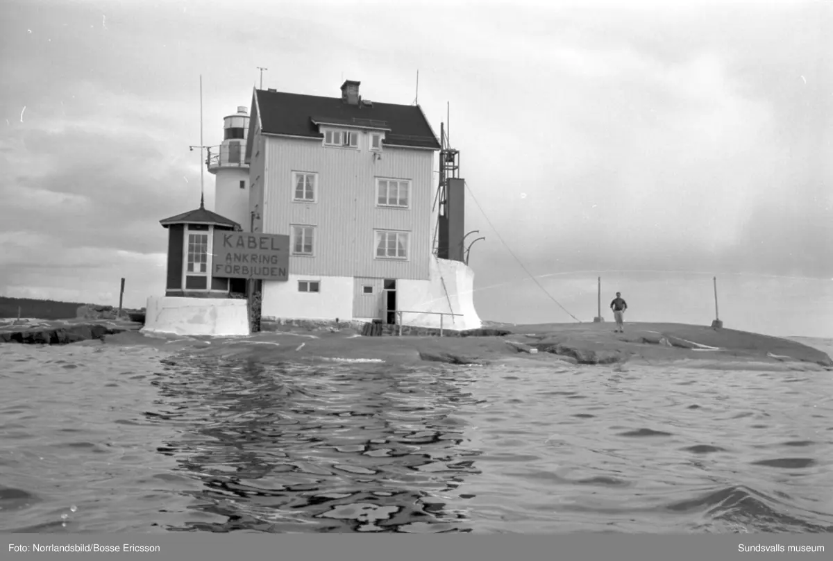 Reportage från Draghällans fyr, fotograferat för Expressen.