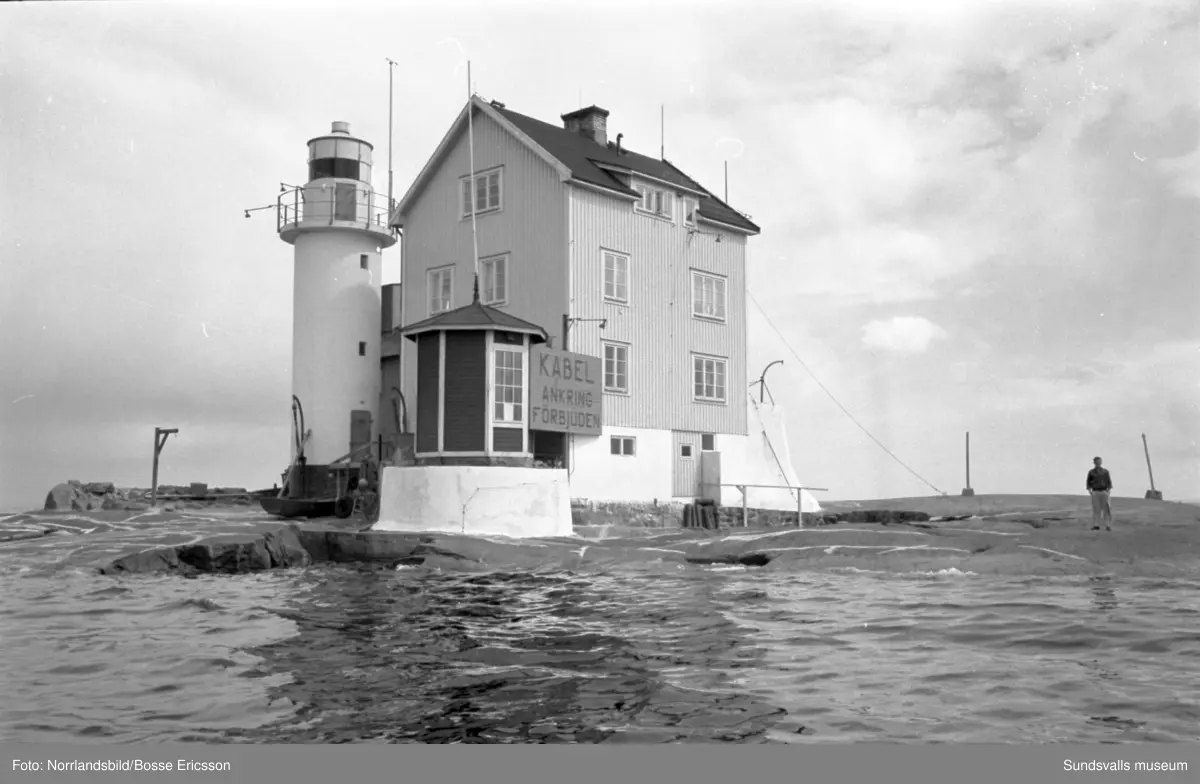 Reportage från Draghällans fyr, fotograferat för Expressen.