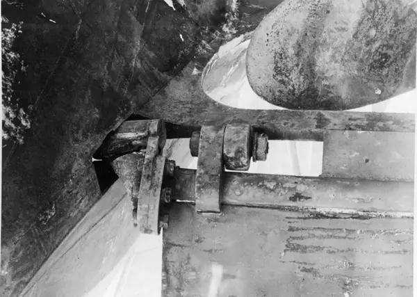 Roderskada å vedettbåten nr 54.