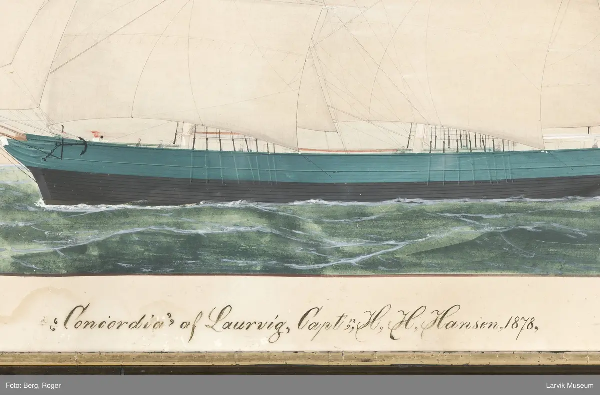 Brigg CONCORDIA av Larvik.