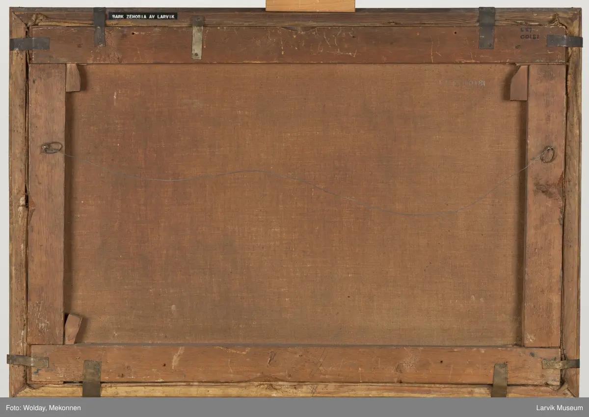 Bark Zenobia av Larvik, Capt. J. A. Amundsen