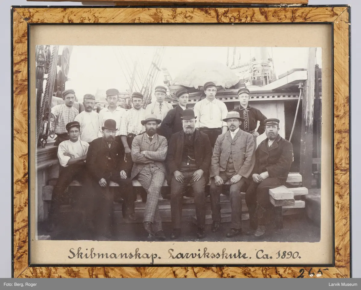 Skipsmannskap fra barken Italia