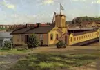 Badhuset på skeppsholmen år 1886