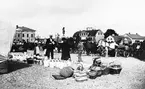 Stortorget, Karlskrona omkring 1890.