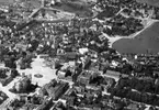 Flygfoto över Karlskrona 1921.