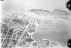 Flygfoto över Karlskrona 1921-talet