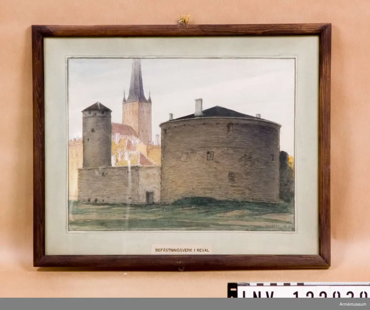 Akvarell av Ferdinand Boberg, Reval.