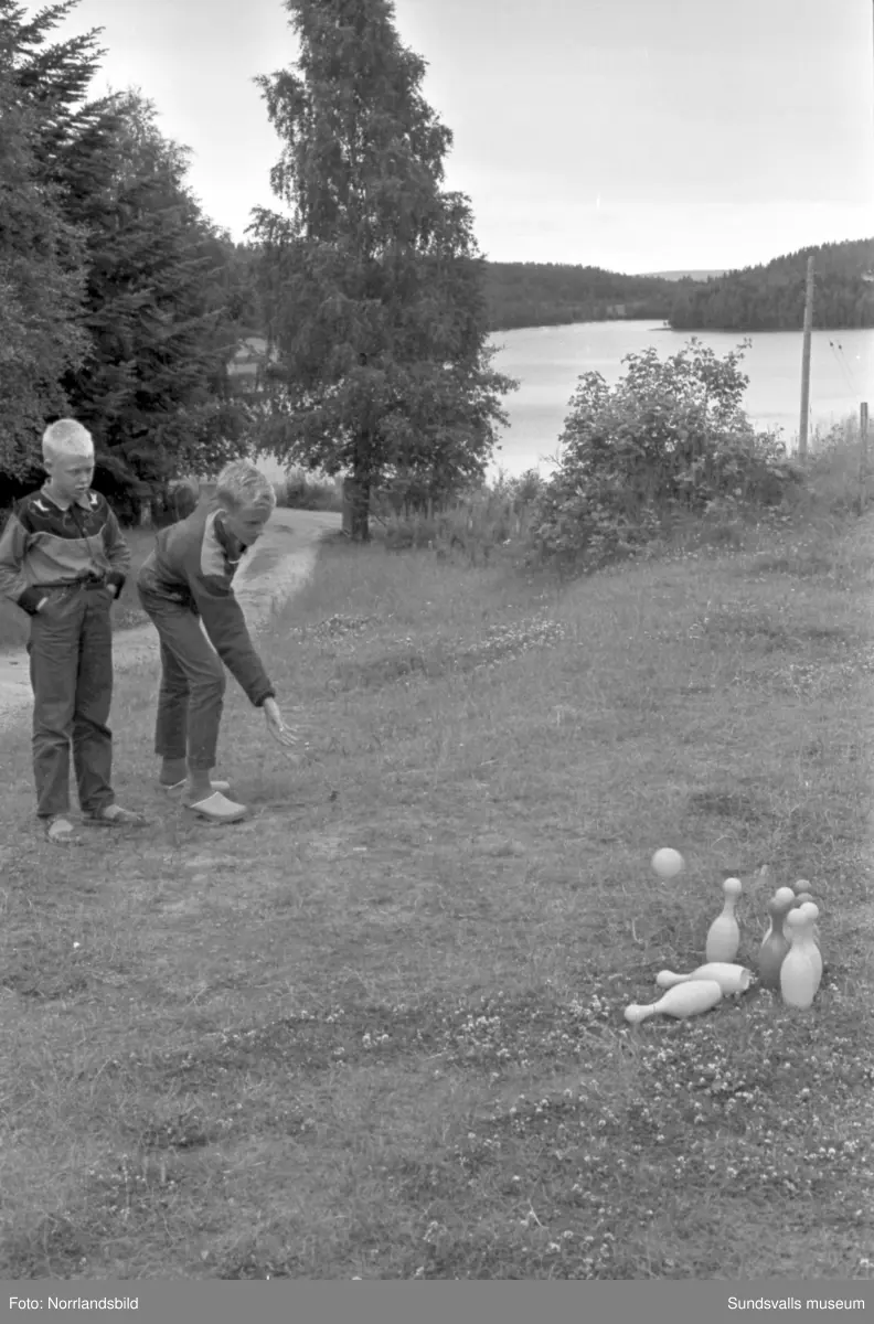 Barnkolonin vid Stora Bandsjön.
