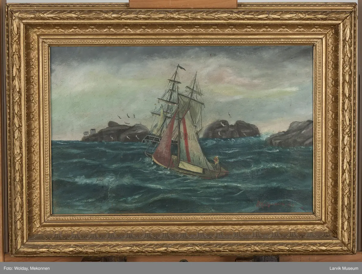 Losbåt Larvik og ukjent bark