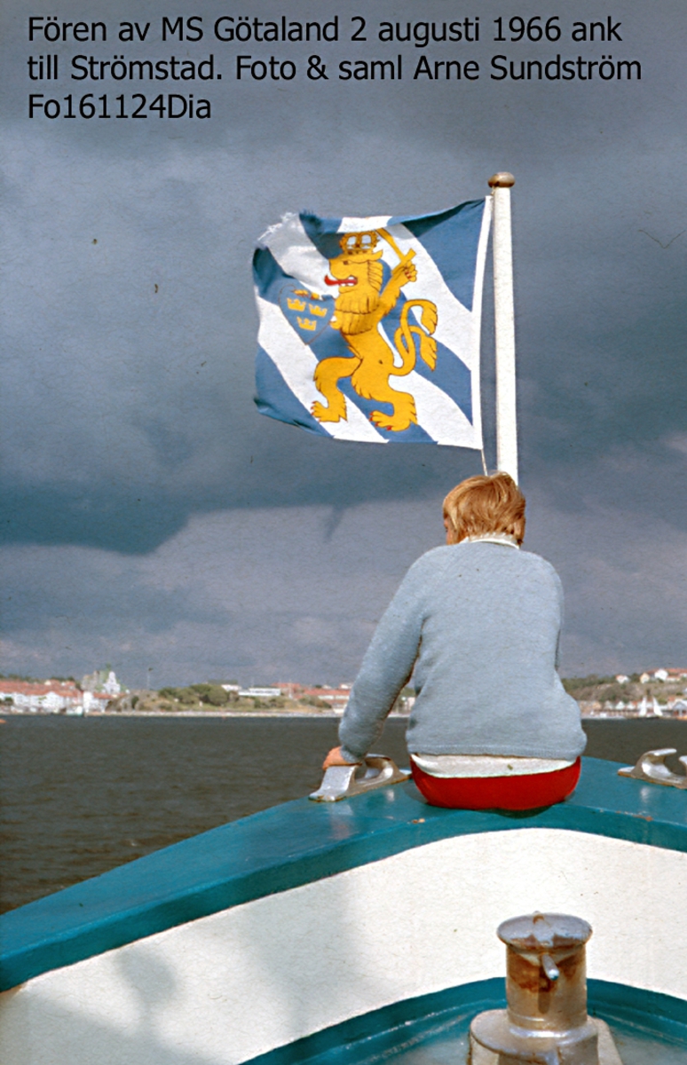 Götaland ankommer Strömstad 2.8 1966