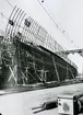Lastmotorfartyget BRARENA under byggnad. Sjösatt 1948. Byggnr.303