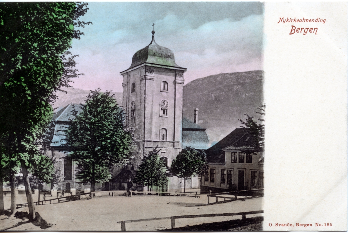 Nykirken og Nykirkealmenningen,  Bergen