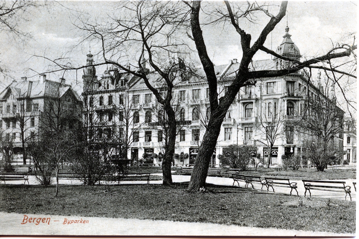 Byparken i Bergen og Hotell Norge