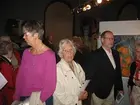 Mingel under vernissagen av utställningen av Från Lilla Paris till Louvren på Vänersborgs museum 2009-04-25. 

Detta var Birgitte Söndergaards första utställning på sin födelseort.