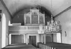 Interiör. Kyrkorgel. Kullings-Skövde kyrka
