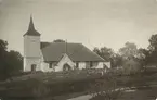 Gamla kyrkan. Skrivet vykort med frimärke stämplat 1907.