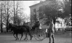 Hästskjuts Fisktorget-Drottninggatan  Vänersborg