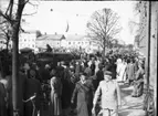 Militärparad Vänersborgs torg