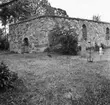 Erikstad. Ruin efter socknens gamla kyrka (byggd 1686). Juni 1943.