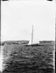 Segelbåt.