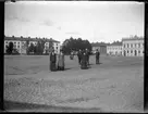 Olof Jonssons text: Från utställningen i Vänersborg, 7 sept. 1913 På bilden torget i Vänersborg