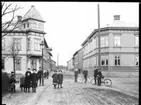 Vänersborg, Södergatan med korsande Östergatan.