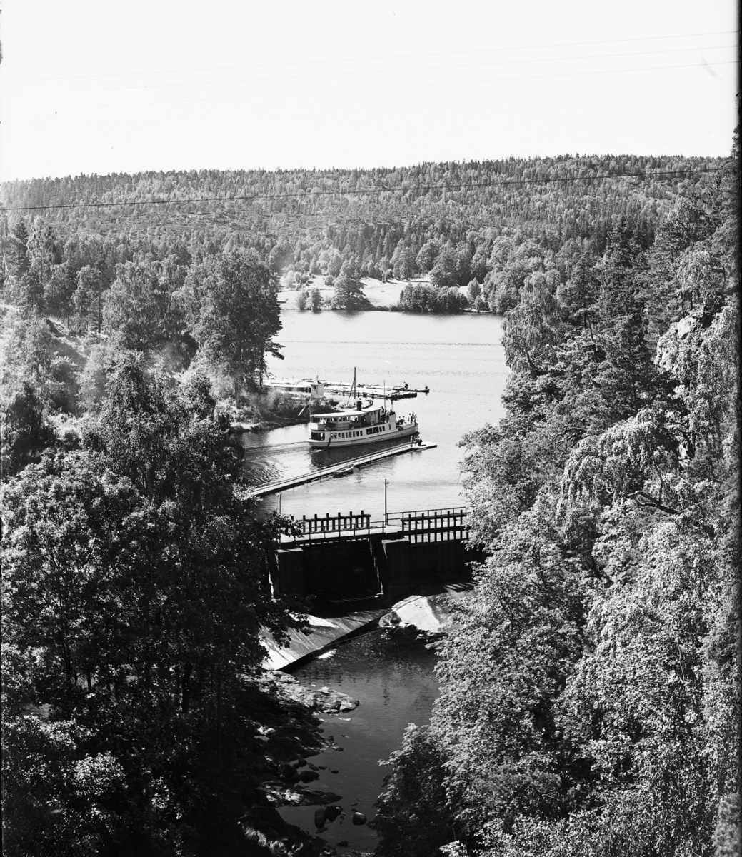 Håverud från landsvägsbron