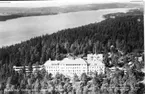 Flygfoto över  Sjö-Gunnarsbo Sanatorium Åsunden