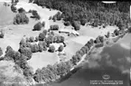 Flygfoto över Sundholmen Slottsruin