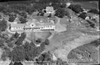 Flygfoto över Ågrenska Konvalescenthem. Barnkoloni.  Askim