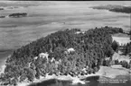 Flygfoto över Sjön Mjörn, Västra Bodarne