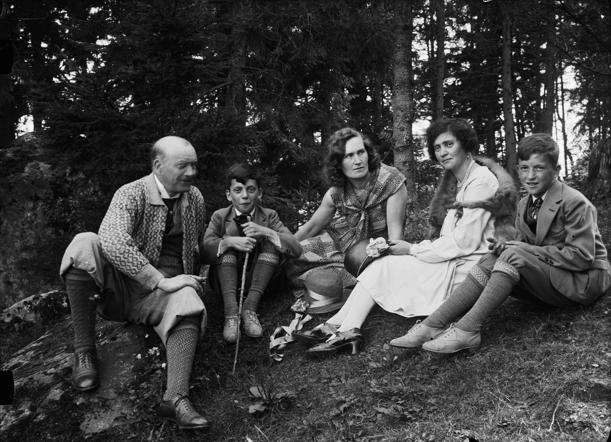 "Familjen Bergmans i skogen", Uppland